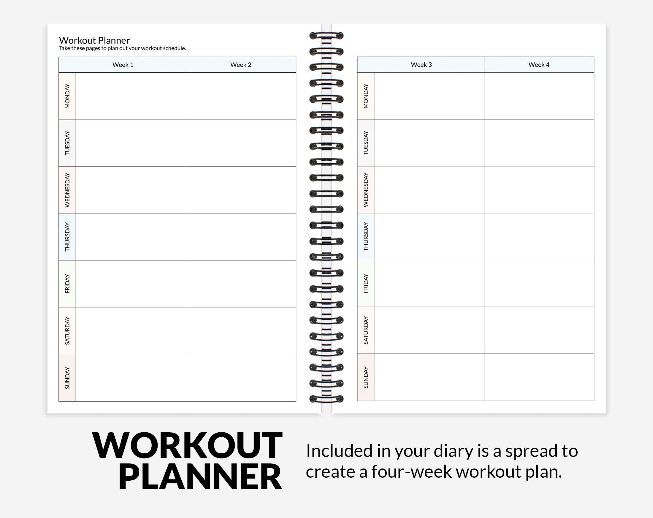POCKET GYM DIARY Workout Journal Exercise Fitness Weight Training Notes  Logbook 5060372670701