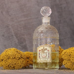 Guerlain imperial cologne bottle - vintage bottle with bee decor - very pretty collector&#39;s bottle - Christmas gift