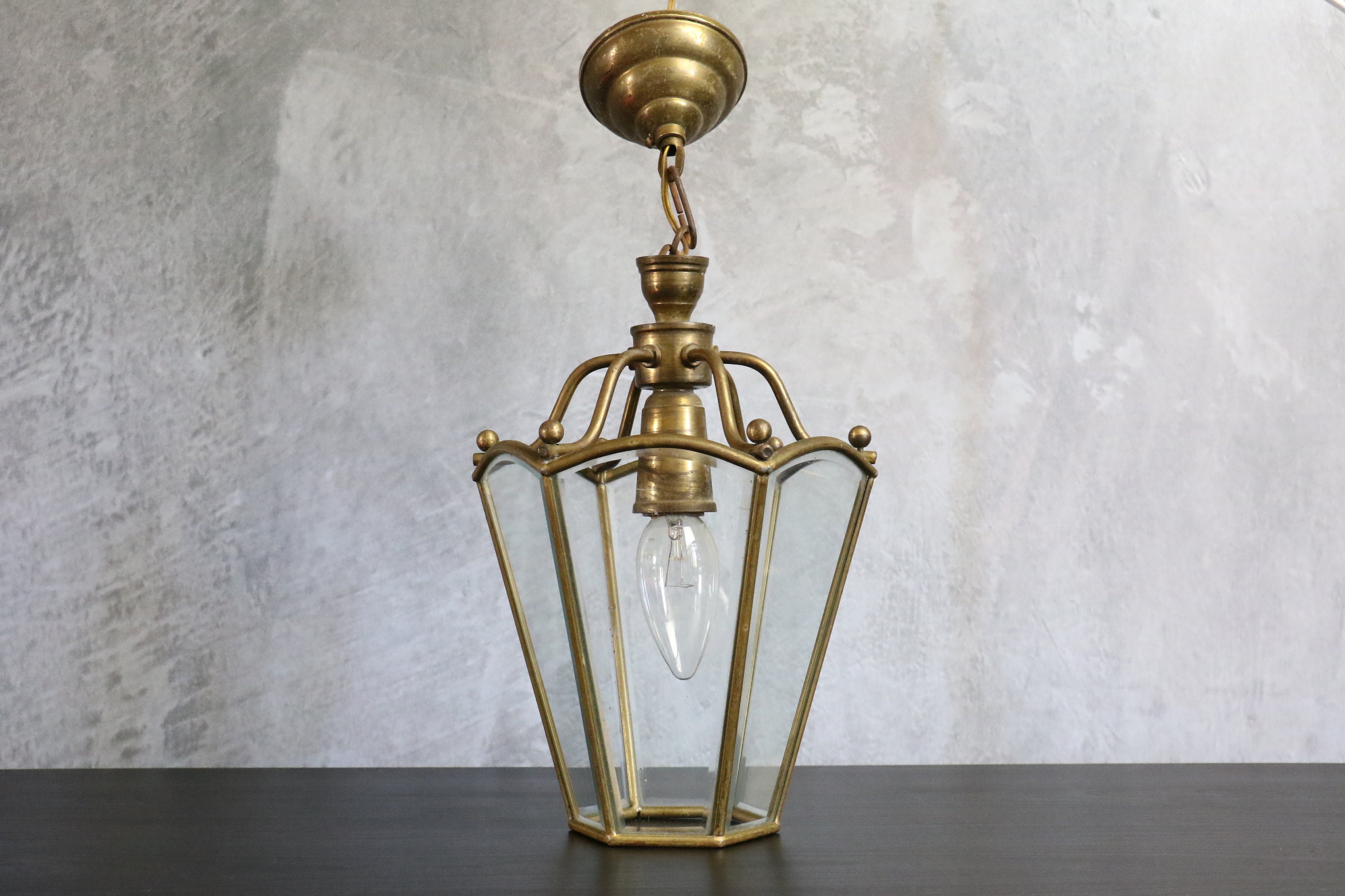 Lanterne Vintage En Laiton