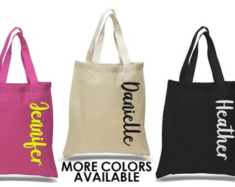 Benutzerdefinierte Tragetasche, Brautjungfer Geschenk, personalisierte Brautjungfer Taschen, personalisierte Tragetasche, Monogramm Tragetasche, Brautparty Tasche, Hochzeitsgeschenk