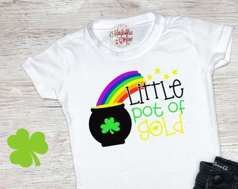 Little Pot Of Gold, St Patrick's Day Shirt, St. Patricks Day Kids Shirt, Girls St Patricks Day Shirt, Boys St Patricks Day Shirt, Shamrock