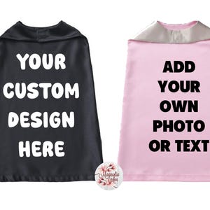 Custom Cape, Custom Superhero Cape for Kids, Halloween Kids Cape, Reversible Cape, Kids Superhero Capes, Capes for Girls, Capes for Boys