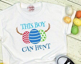 This Boy Can Hunt, Easter Shirt, Kids Easter Shirt , Boys Easter Shirt, Kids Easter Tees, Toddler Easter Shirt, Funny Easter Shirt, Egg Hunt