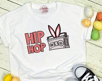 Maglietta di Pasqua, Maglietta di Pasqua per bambini, Maglietta di Pasqua per bambine, Maglietta di Pasqua per bambini, Maglietta hip hop, Maglietta coniglietto, Magliette di Pasqua per bambini, Maglietta coniglietto, Coniglio