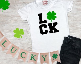 Lucky Shirt, St Patrick's Day Shirt, St. Patricks Day Kids Shirt, Girls St Patricks Day Shirt, Boys St Patricks Day Shirt, Shamrock Shirt