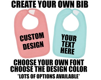 design your own bib