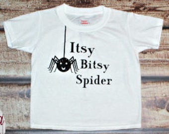 Itsy Bitsy Spider Shirt,  Itsy Bitsy Spider Tee Shirts, Itsy Bitsy Spider, Spider Shirt, Spider Shirts, Itsy Bitsy, Spider Theme Shirt