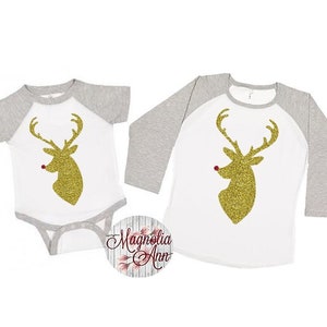 Family Reindeer Shirts, Christmas Shirts, Matching Christmas Shirts, Plus Size Christmas Shirt, Family Christmas, Matching Reindeer Shirts