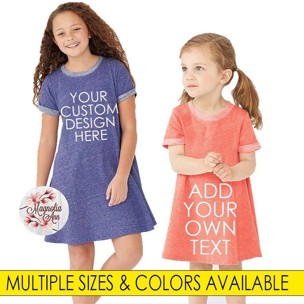 Custom Design, Create Your Own Dress, Toddler Dress, Custom Toddler Dress, Personalized Toddler Dress, Custom Toddler Shirt, Girls Dress