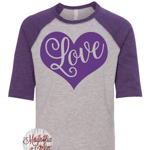 Liebe Herz Kleinkind Baseball Raglan T-Shirt, Valentinstag Shirt, Kinder Valentinstag Shirt, Kleinkind Valentinstag Shirt, Kleinkind T-Shirt