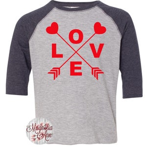 Liebe Pfeil Kleinkind Baseball Raglan T-shirt, Valentinstag Shirt, Kinder Valentinstag Shirt, Kleinkind Valentinstag Shirt, Kleinkind T-Shirt