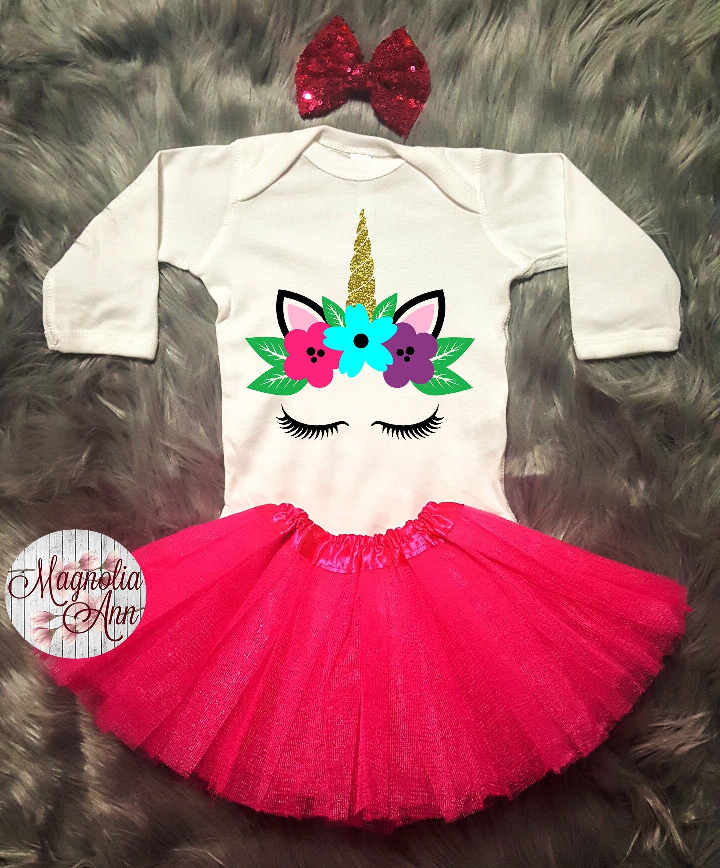 Unicorn Outfit, Unicorn Birthday Outfit, Baby Unicorn Outfit, Unicorn ...