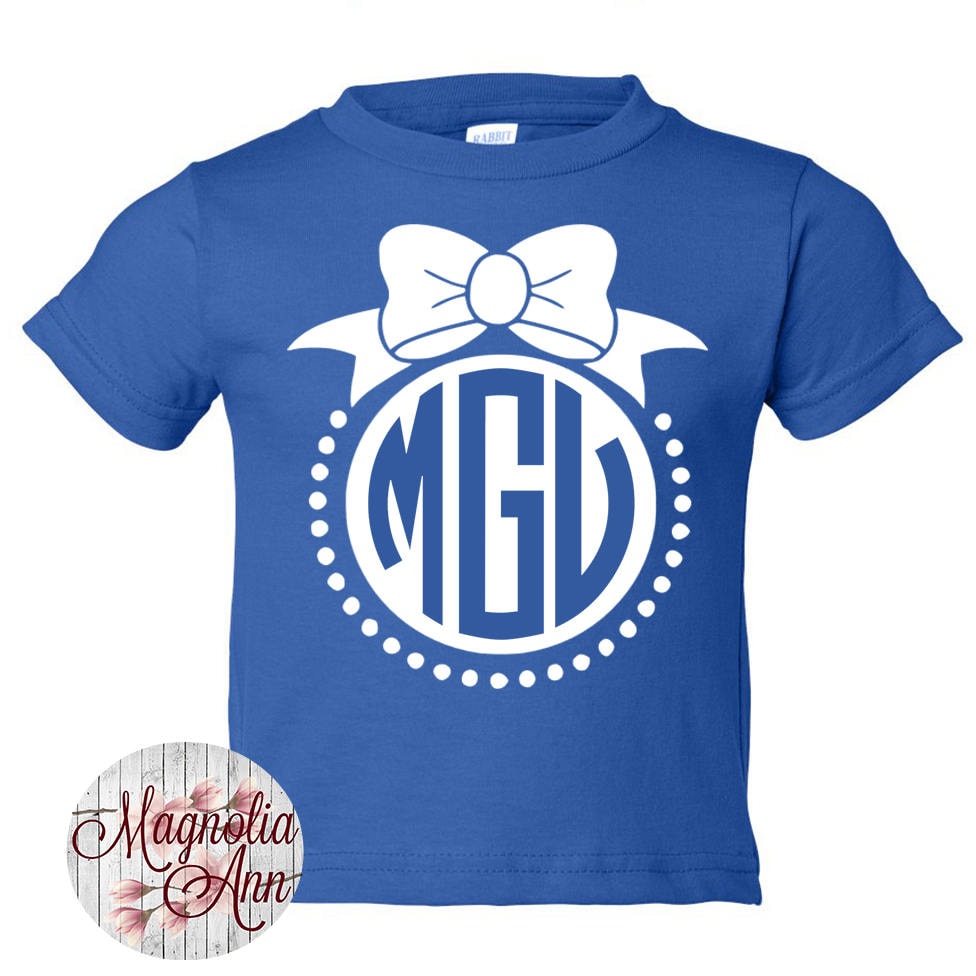 Kids' Painted Monogram Tee main image 1