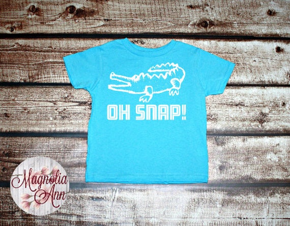 Oh Snap, Alligator Drawing, Toddler T-Shirt, Toddler Graphic Tee, Toddler Shirt,  Trendy Tee, Toddler Clothes