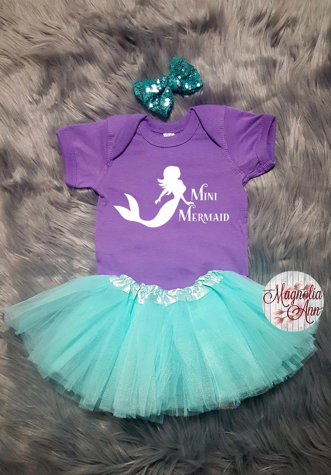 mermaid tutu birthday outfit