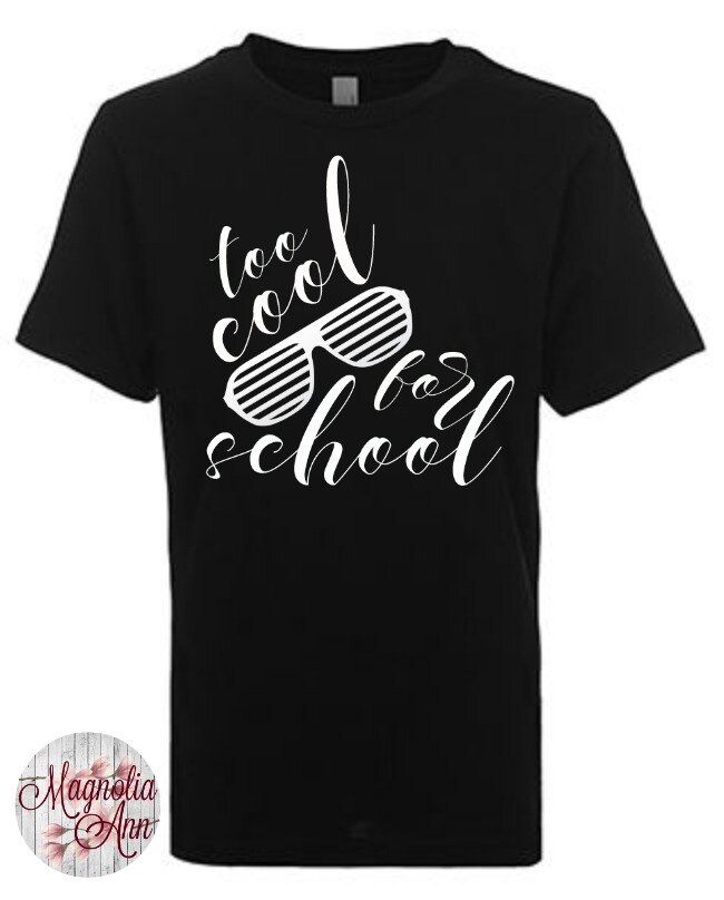 Too Cool for School Sunglasses, Little Boys Graphic T-shirt  display picture 1