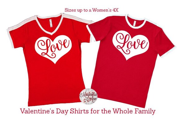 Love Heart Shirt Valentine's Day Shirt Plus Size - Etsy Australia
