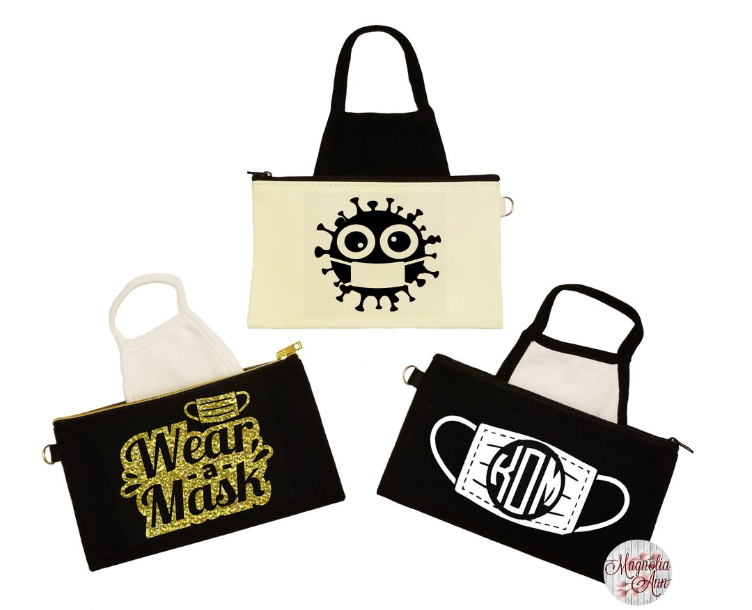Custom Face Mask Holders Face Mask Pouch Face Mask Holder Etsy