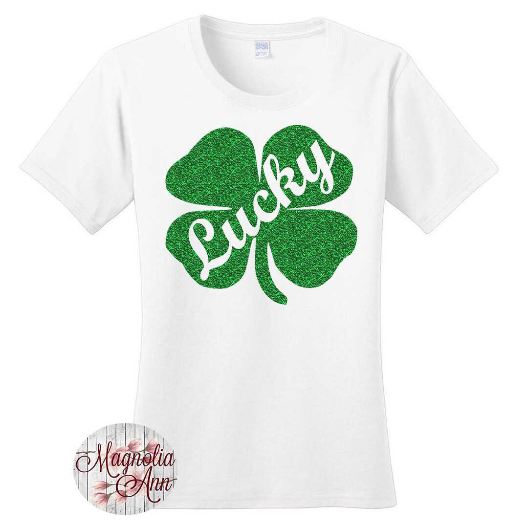 St Patrick's Day Shirt For Women – Lucky Shamrock & Roll Graphic Tee - View #8