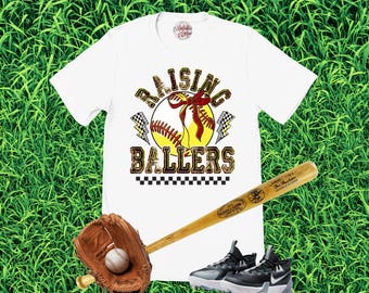 Crescere giocatori di baseball, maglietta per mamme di baseball, maglietta per mamme di softball, maglietta da baseball, maglietta da baseball da donna, regalo per la festa della mamma, regalo di baseball per lei, mamma