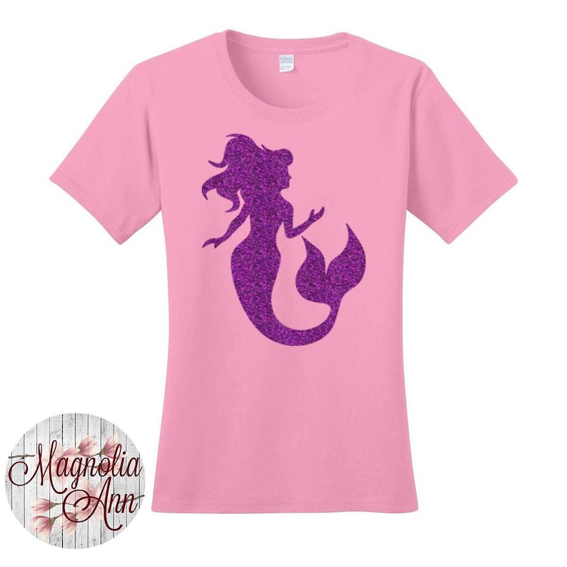 Mermaid Women's Tshirt in 7 Different Colors in Sizes Etsy