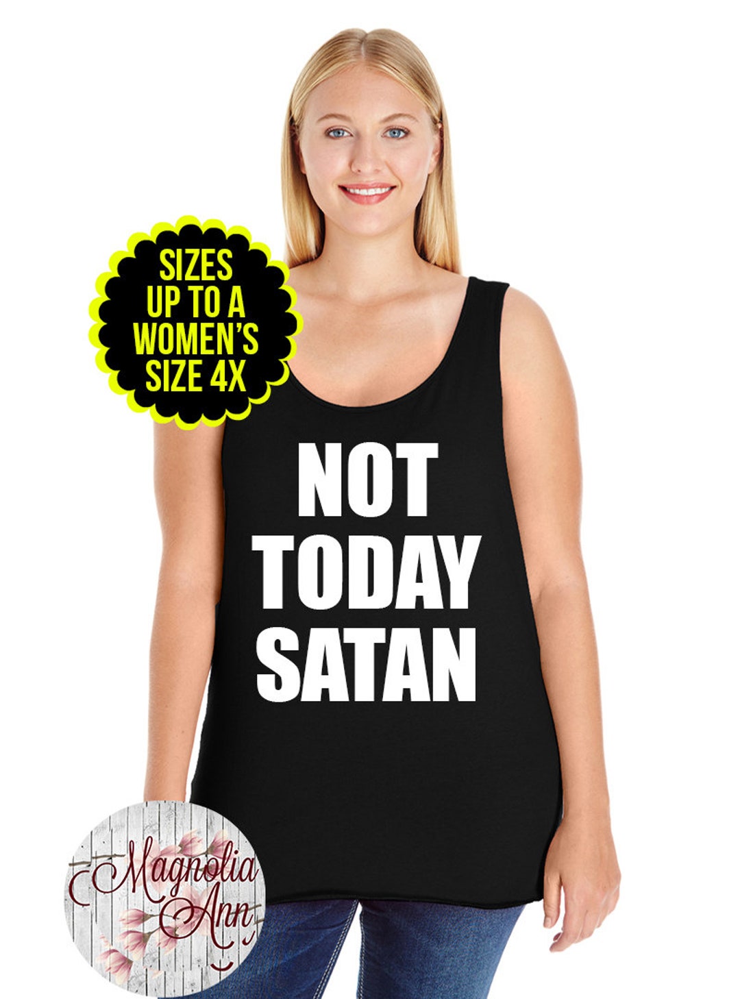 Not Today Satan Not Satan Shirt Funny Shirt - Etsy
