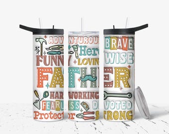 Father's Day Tumbler, Tumbler for Dad, Father's Day Gift, Funny Tumbler Gift, Tumbler for Men, Gift for Dad, Dad Travel Cup, Gift From Kids