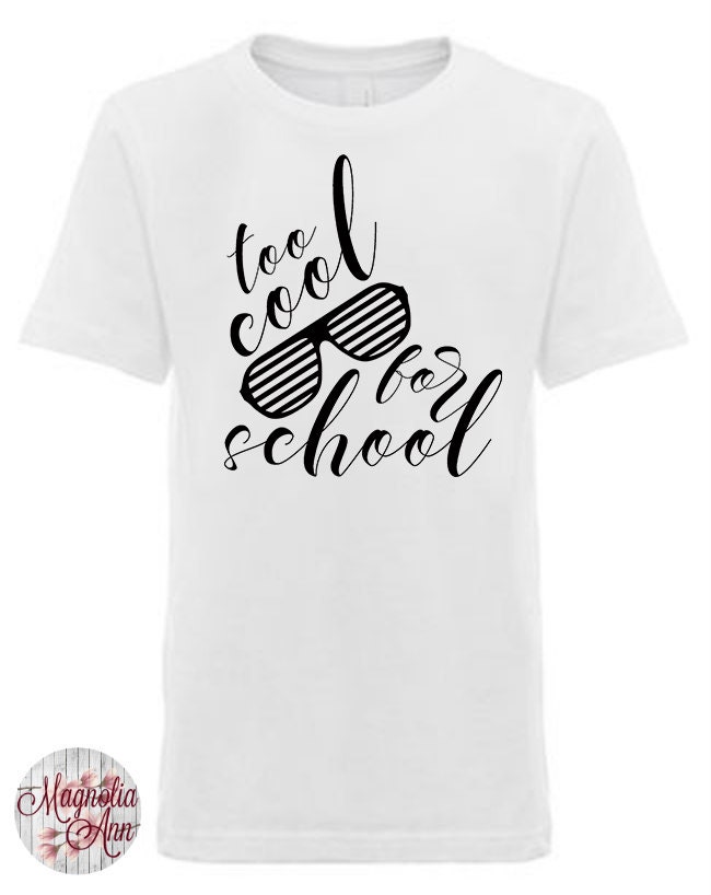 Too Cool for School Sunglasses, Little Boys Graphic T-shirt  display picture 2