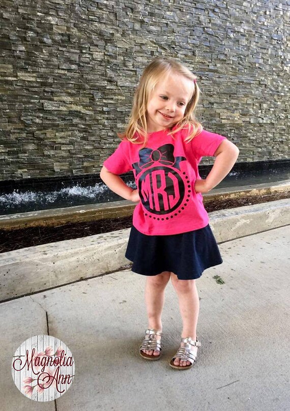 Custom Monogram Shirt Monogrammed Kids Shirt Kids Monogram | Etsy