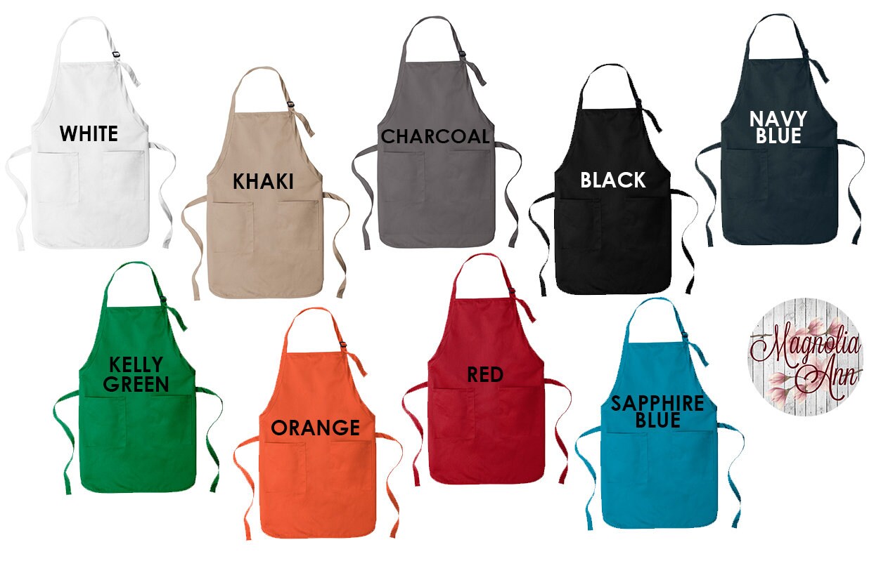 Custom Apron Mens Aprons Womens Apron Personalized Apron Etsy