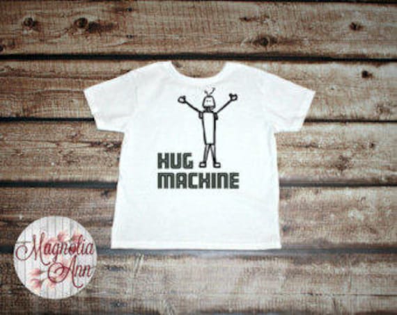 Knuffelmachine robotshirt jongenst shirt jongensshirt peuter shirt leuke jongens shirt leuke jongens shirt grappige jongens robot T shirt kindershirt robot knuffelshirt Etsy Nederland