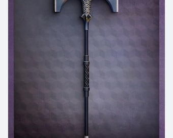 Hacha de batalla de hierro, kit de hacha para cosplay