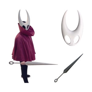 Hornet Mask and Needle combo Kit, Silksong Hollow knight Hornet Mask cosplay kit