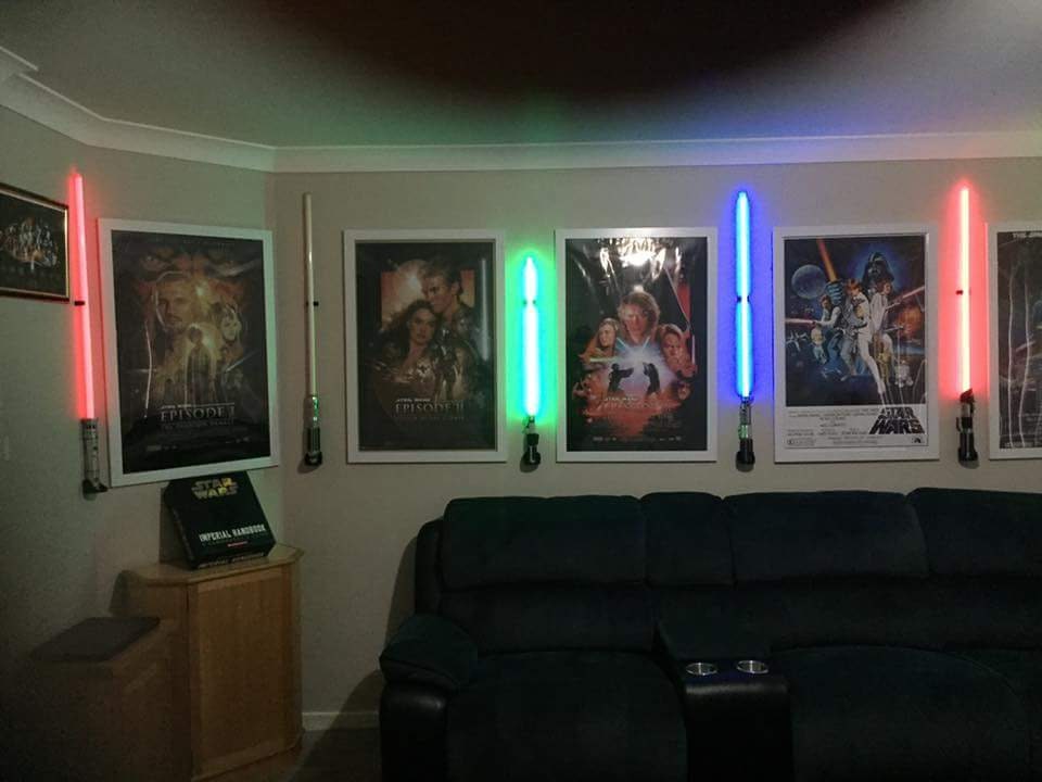 BEST Low Profile Vertical Wall Mount for Lightsabers Etsy