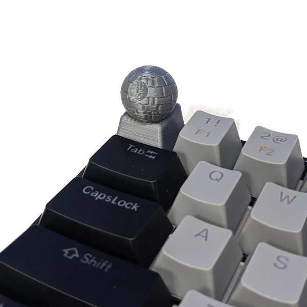 Death Star Keycap, Custom Artisan Keycap, MX mechanical keycap