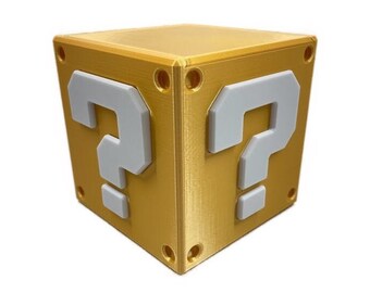 Question Block Switch Cartridge Holder Stash Box con capacidad para 11 juegos, Mystery Block, Item Box de Super Mario Bros, Super Smash Bros, Nintendo