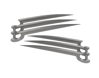 Garras de Wolverine infantil, cosplay de X-Men, garras de disfraz de Wolverine