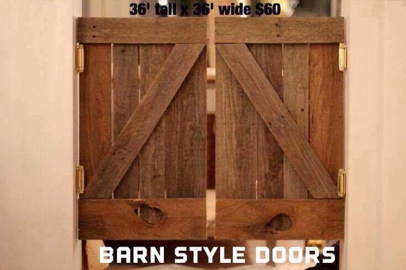 Rustic Wooden Saloon Doors Etsy