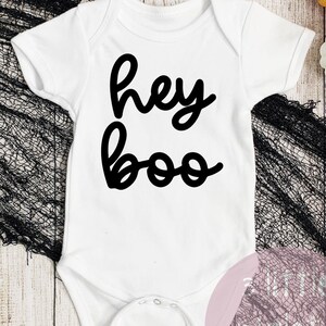 Hey Boo Onesie® Fall Baby Onesie® Fall Baby Outfit Hey Boo Baby Halloween Baby Onesie® Halloween Baby Outfit Halloween Onesie® Hey Boo Shirt