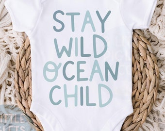 Oceaan kinderromper strand babyromper baby strand outfit oceaan baby outfit baby strandtrip baby strand vakantie oceaan kraamcadeau