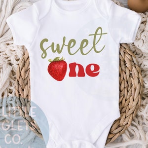 Berry First Birthday Onesie® Strawberry 1st Birthday Girl Berry Birthday Theme First Birthday Party 1st Birthday Outfit 1st Birthday Onesie®