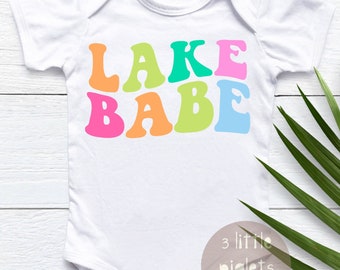 Lake Babe Onesie® Cute Baby Lake Outfit Lake Baby Gift Lake House Baby Outfit Baby Lake Trip Baby Lake Present Summer Baby Shower Gift