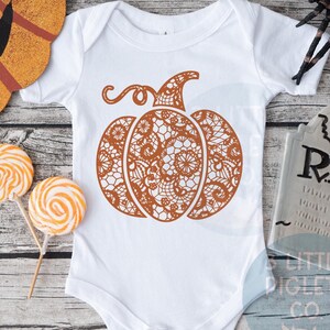 Lace Pumpkin Onesie® Boho Onesie® Fall Baby Onesie® Fall Baby Gift Girl Fall Onesie® Pumpkin Baby Onesie® Pumpkin Onesie® Fall Baby Shower