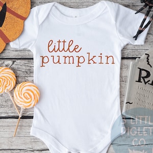 Little Pumpkin Baby Onesie® Fall Baby Onesie® Fall Baby Outfit Cute Fall Onesie® Pumpkin Baby Shirt Fall Baby Gift Halloween Baby Gift