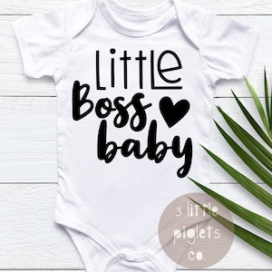 Boss Baby Onesie® Funny Baby Clothes Funny Baby Gift Little Boss Baby Baby Shower Gift Boss Baby Shirt Gift for Baby Funny Gift for Baby