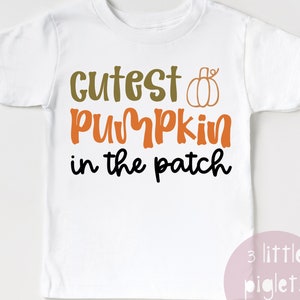 Leukste pompoen in de patch shirt herfst peuter shirt pompoen peuter shirt pompoen patch kinder tshirt meisje herfst shirt Thanksgiving shirt