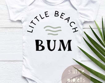 Beach Baby Onesie® Baby Beach Onesie® Beach Bum Onesie® Baby Boy Beach Outfit Beach Baby Shower Baby Beach Outfit Beach Baby Clothes