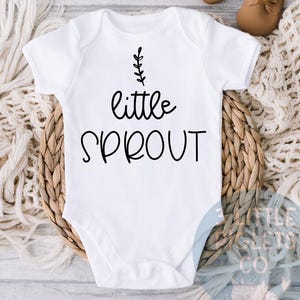 Little Sprout Baby Onesie® Spring Baby Outfit Cute Plant Baby Shirt Spring Onesie® Spring Baby Gift Baby Shower Gift Plant Lovers Newborn