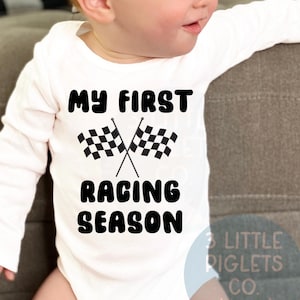 Racing Onesie® Baby Racing Outfit F1 Baby Onesie® Racing Onesie® Mój pierwszy sezon wyścigowy Racing Baby Outfit F1 Baby Clothes F1 Onesie®