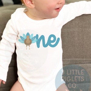 Turkije eerste verjaardag EEN Turkije verjaardag onesie® jongen 1e verjaardag eerste verjaardag jongen herfst verjaardag outfit Thanksgiving verjaardagsshirt